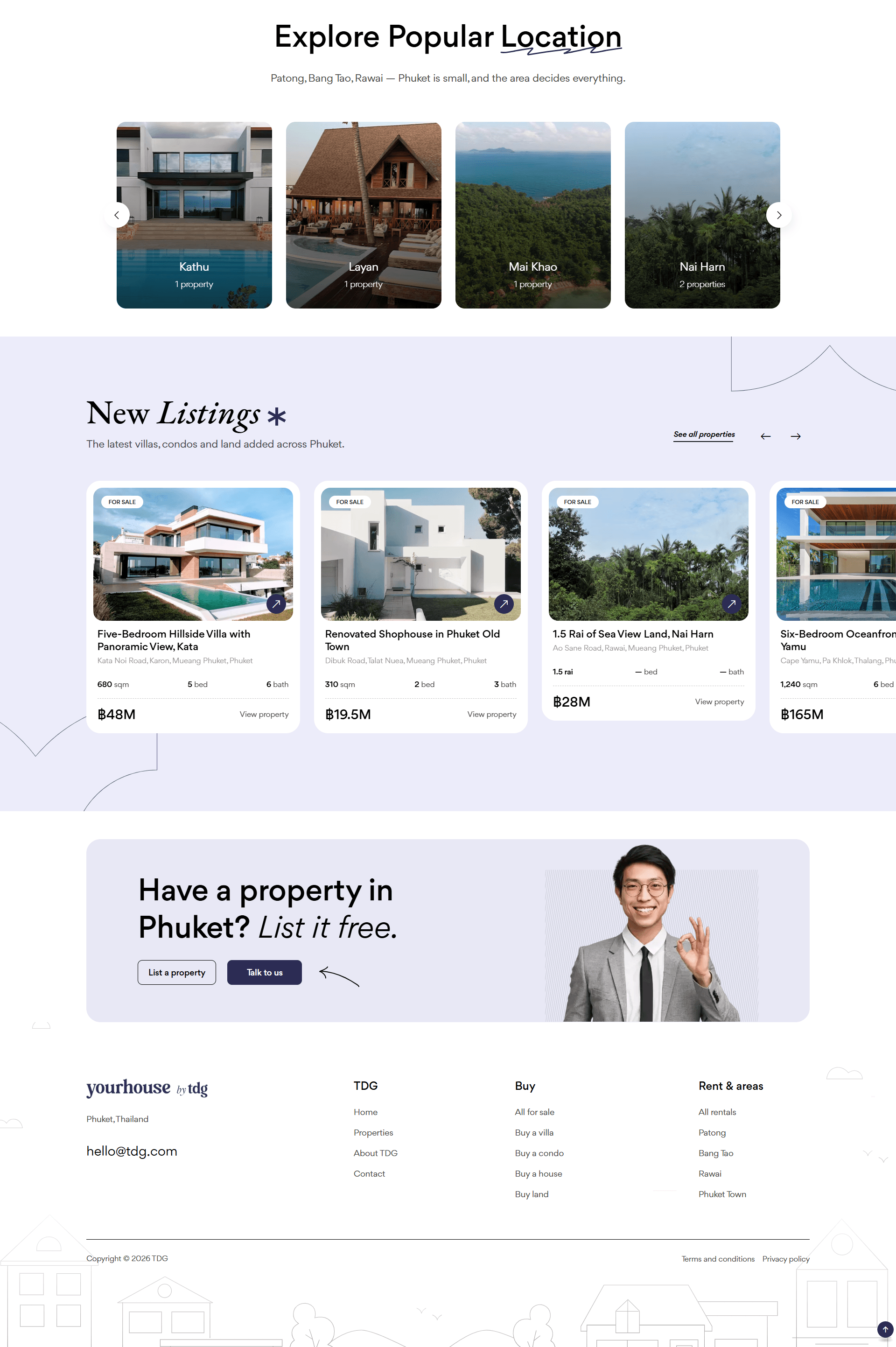 TDG Property Marketplace screen 2