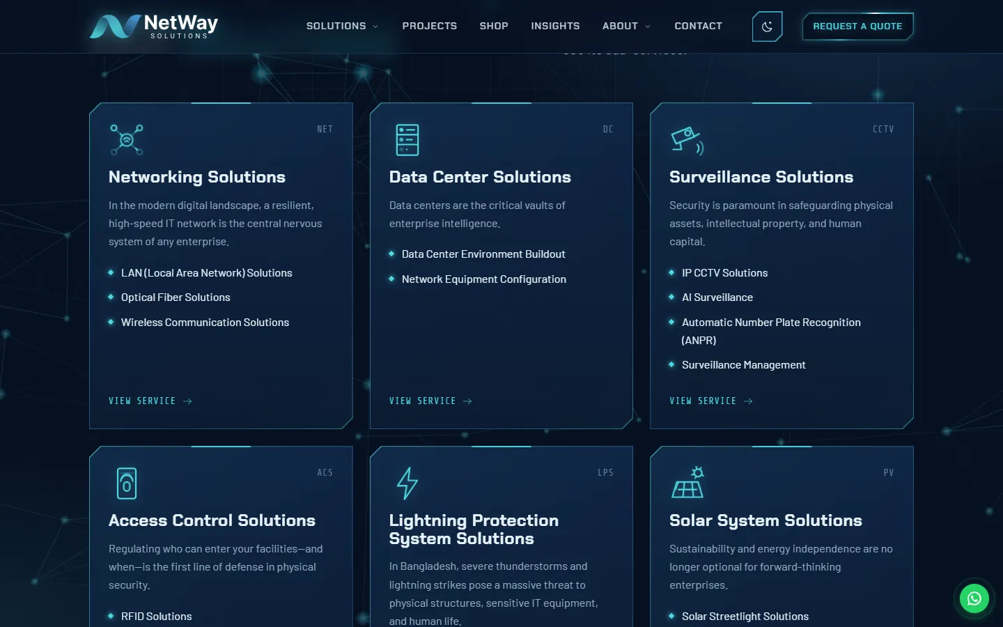 NetWay Solutions screen 1