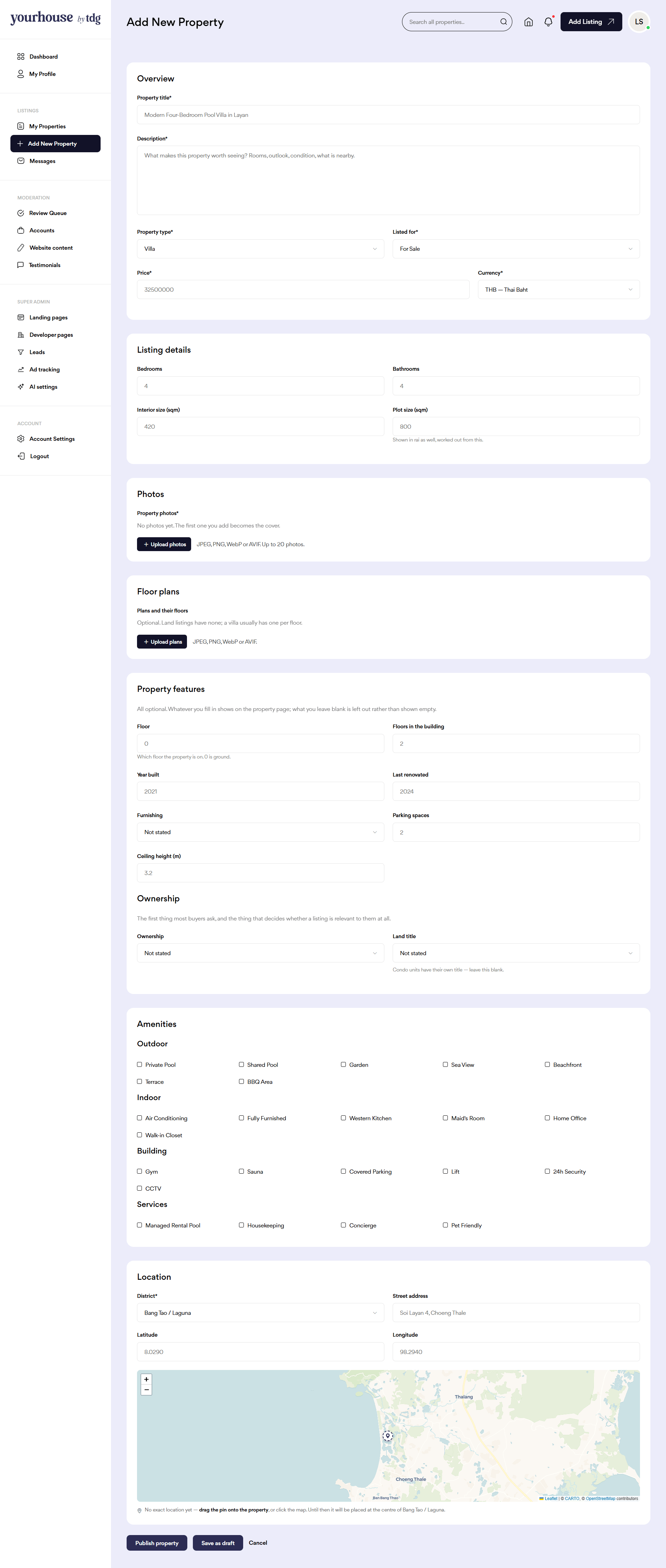 TDG Property Marketplace screen 4
