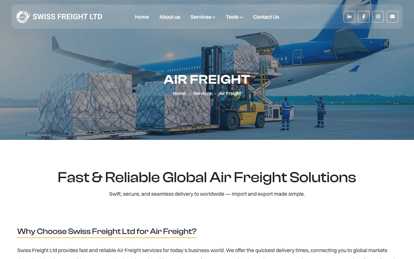 Swiss Freight screen 4